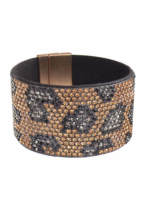 Leopard Chunky Cuff Bracelets