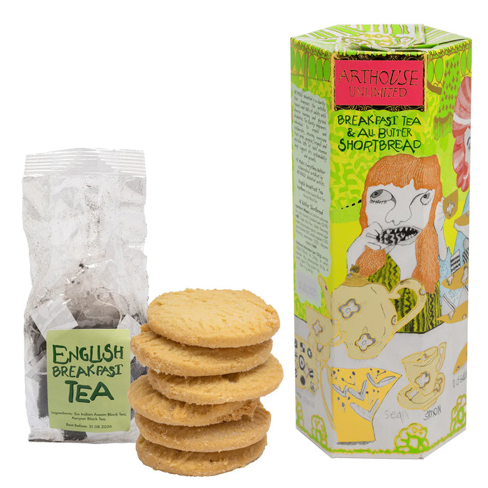 Arthouse Unlimited Tea & Biscuits - Shortbread and English Breakfast Tea