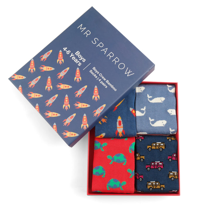 Boys 4-6 Years Little Prince Socks Gift Box