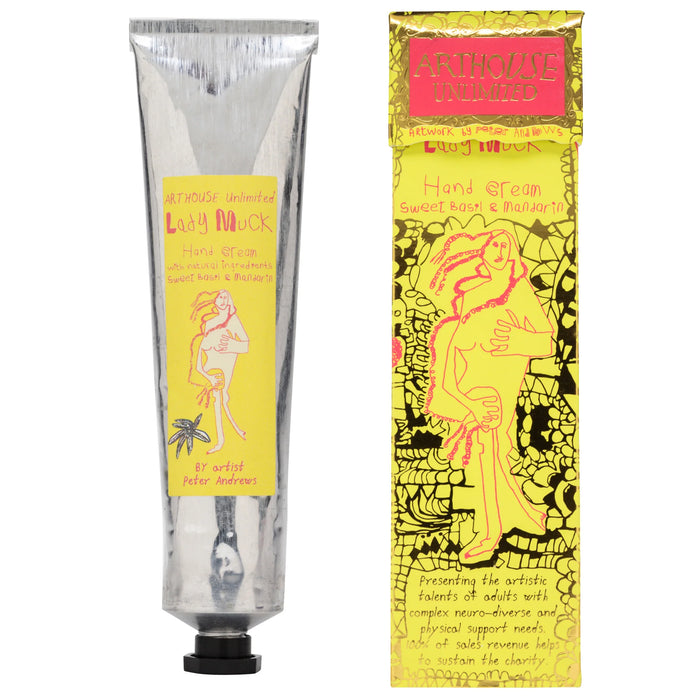 Arthouse Unlimited Lady Muck Hand Cream - Sweet Basil & Mandarin