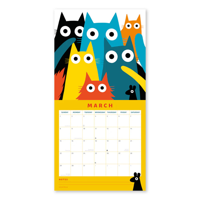 Catwalk 2026 Wall Calendar