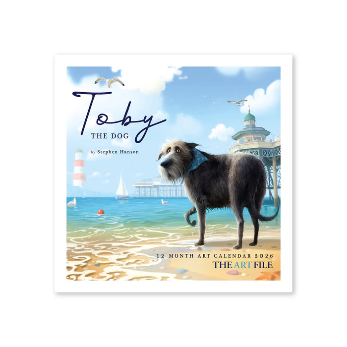 Toby the Dog 2026 Wall Calendar