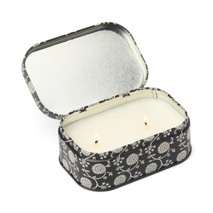 Ceramic Dish / Tin Candles - Black Fig & Olive