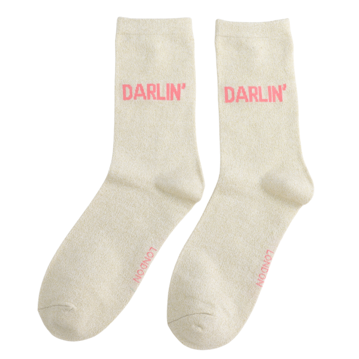 Glitter Statement Women's Cotton Socks