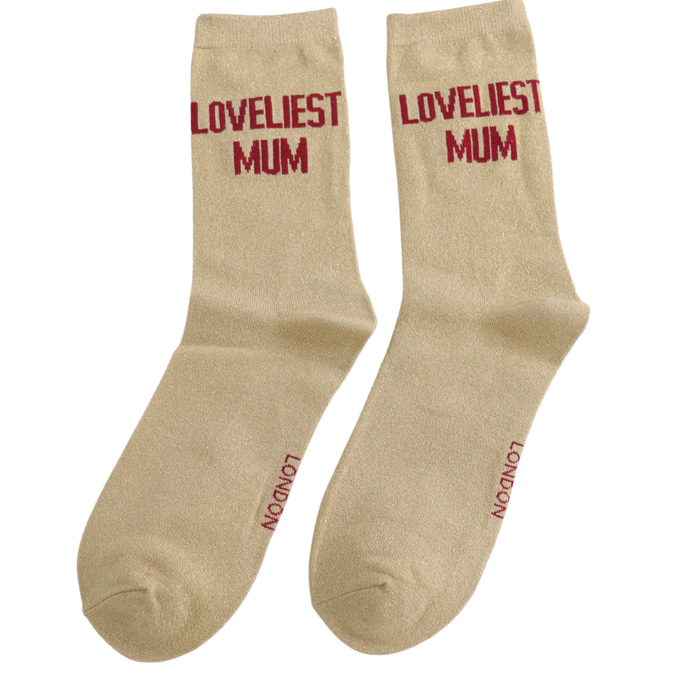 Glitter Statement Women's Cotton Socks