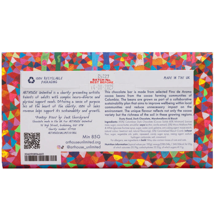 Arthouse Unlimited Dark Chocolate with Marshmallows & Biscuit