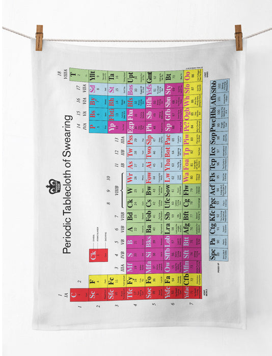Periodic Table Tea Towel - Modern Toss