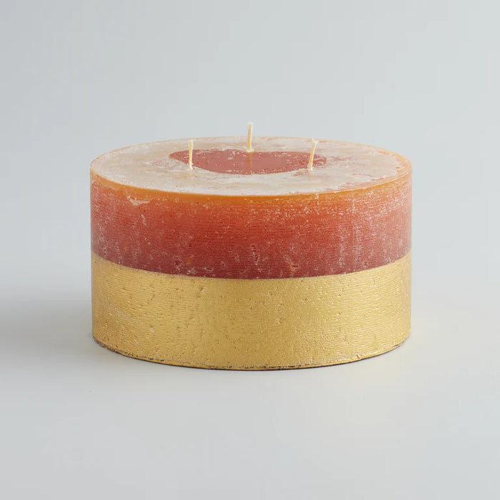 Gold Half Dipped Christmas Multi Wick Candle