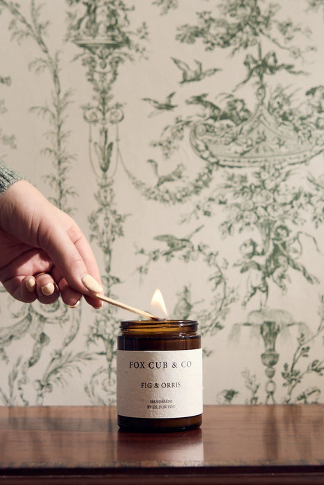 Fig & Orris Glass Soy Candle