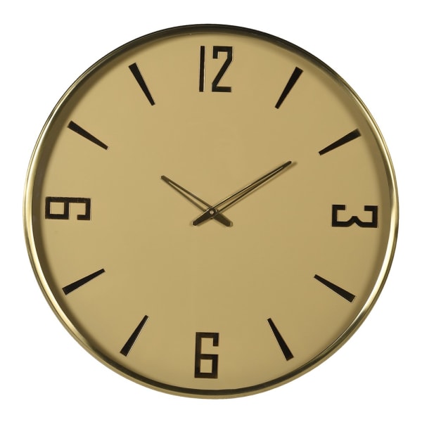 Round Gold Wall Clock