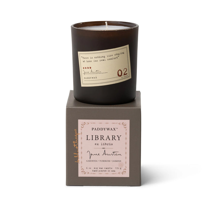 Jane Austen Library Candle - Gardenia, Tuberose, Jasmine