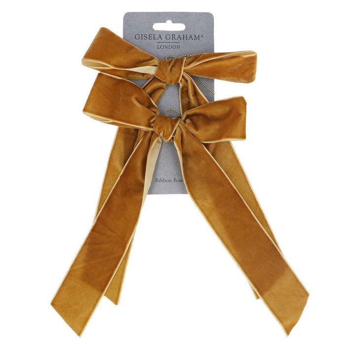 Velvet Bow Decorations