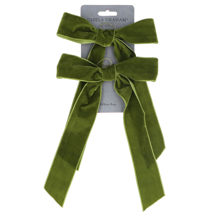 Velvet Bow Decorations