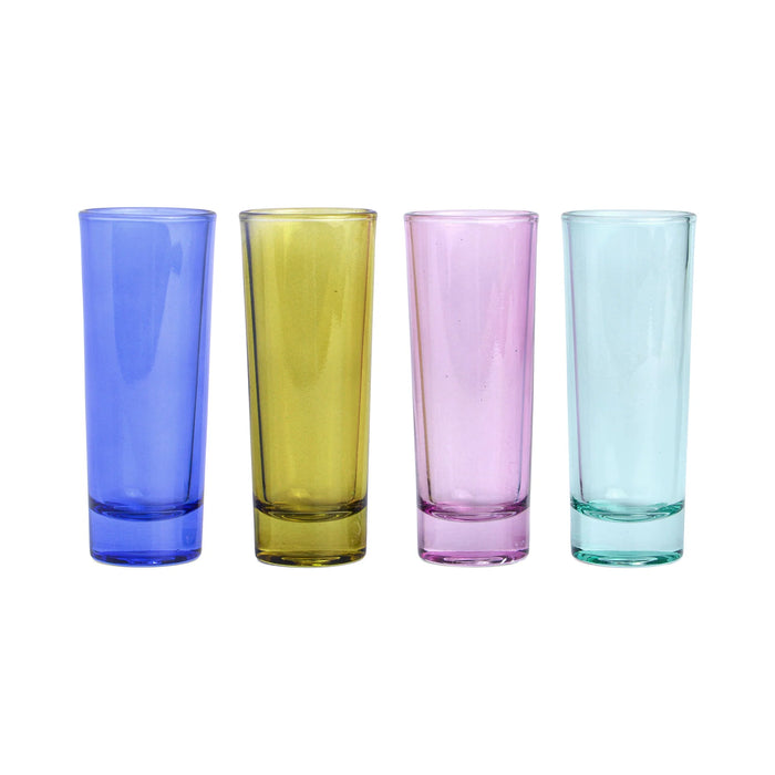 'The Gracie' Set of 4 Colourful Shot Glasses