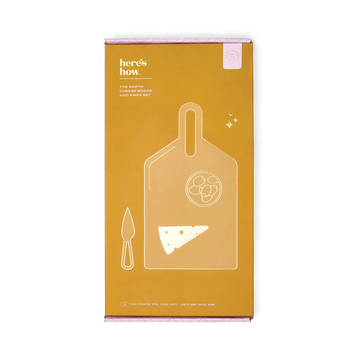 'The Garth' Cheese Board & Knife Set