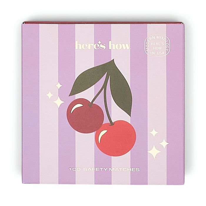 Boxed Cherries Safety Matches