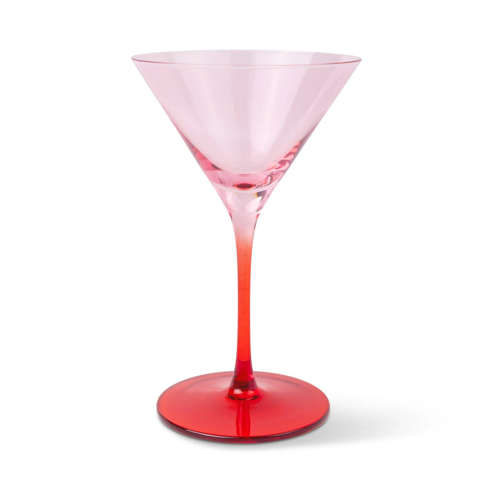 'The Olive' Martini Glasses - Blush & Cherry