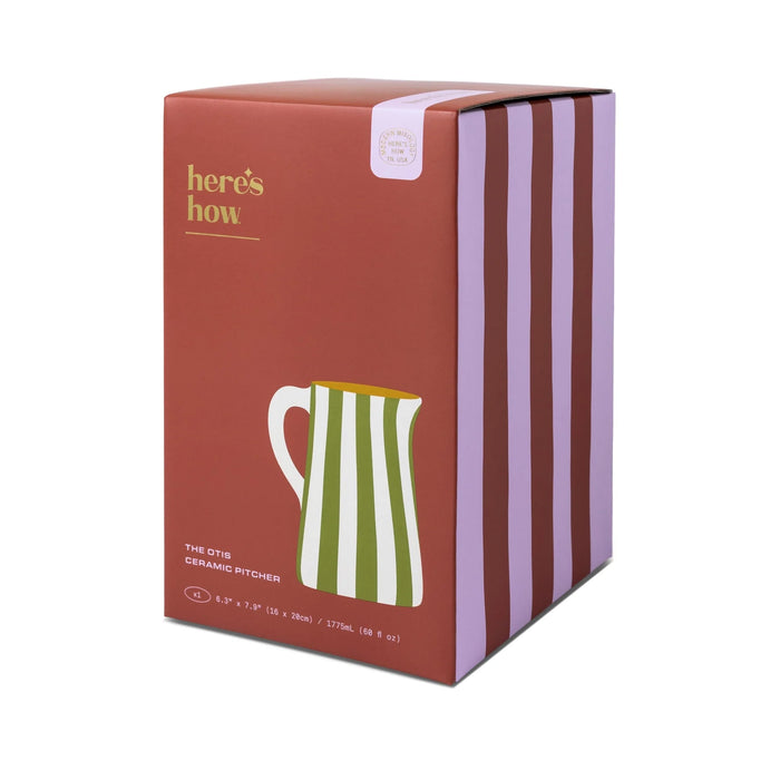 'The Otis' Ceramic Pitcher