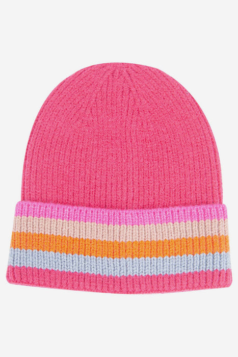 Rainbow Stripe Beanie Hats