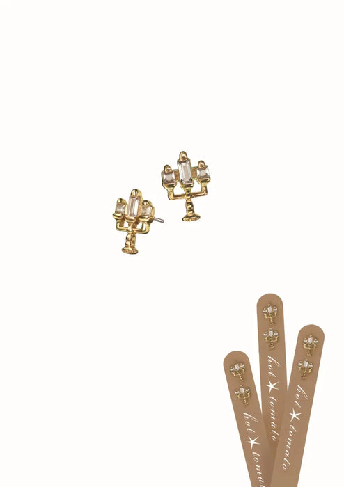 Mini Candelabra Stud Earrings