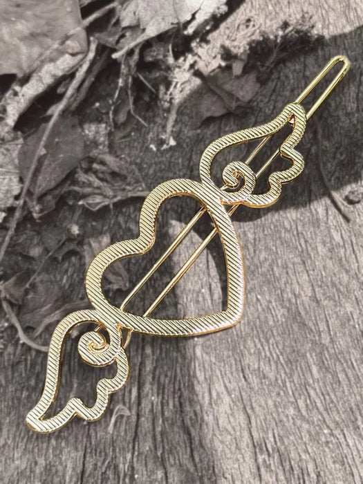 Angel Heart Classic Gold Clip