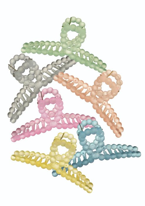 Frosted Bubble Hair Claws