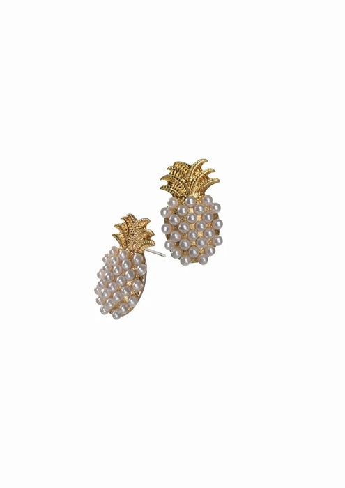 Pineapple Pearl Studs