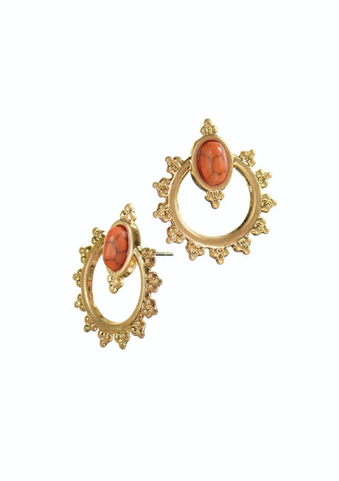 Antique Eastern Stud Earrings