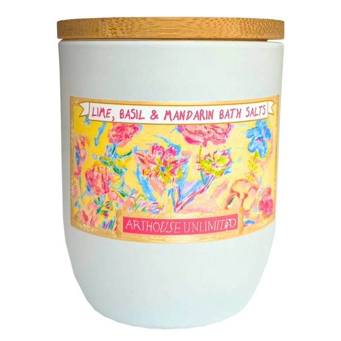Arthouse Unlimited Bath Salts - Lime, Basil & Mandarin