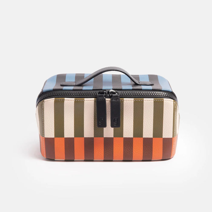 Retro Stripe Mens Travel Wash Bag