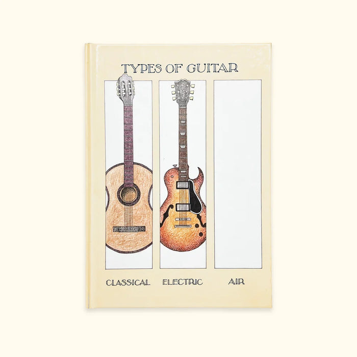 Air Guitar A5 Lined Notebook