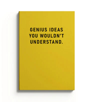 Genius Ideas Perfect Bound Notebook