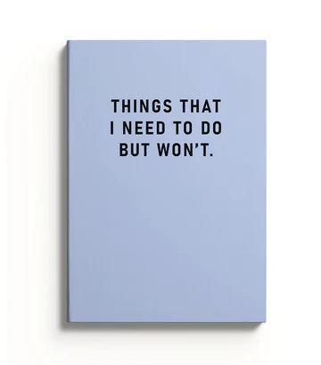 Things I Need To Do Perfect Bound Notebook