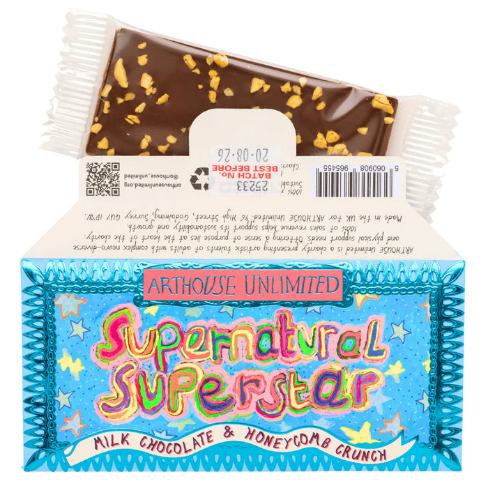 MINI Arthouse Unlimited Milk Chocolate Bar with Honeycomb Crunch