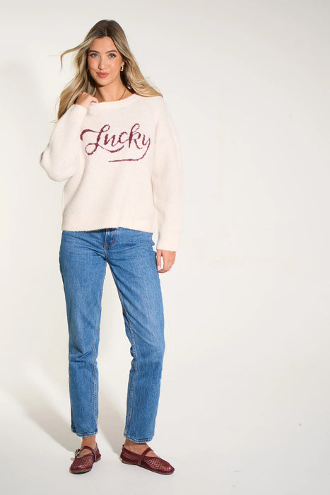 Lucky Jumper in Cream