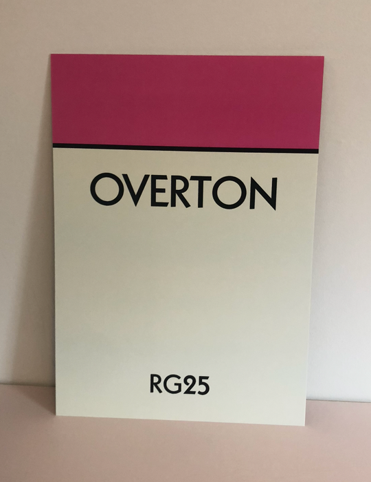 Overton, RG25 Monopoly Poster