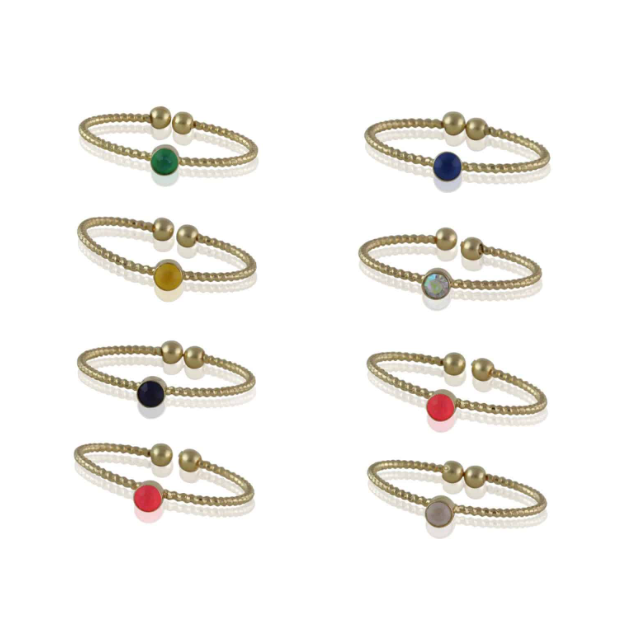 Phoebe Electric Stone Set Of Rings