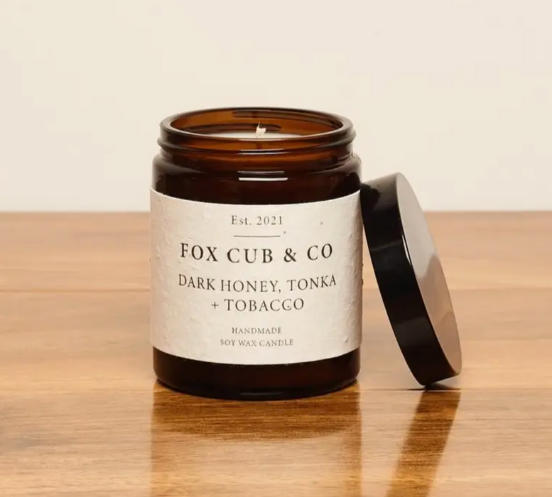 Dark Honey, Tonka and Tobacco Candle