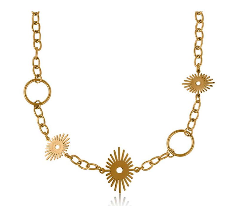 Sunburst Collar Necklace