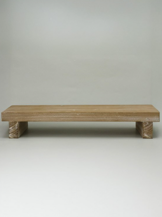 Natural Wood Decorative Bench