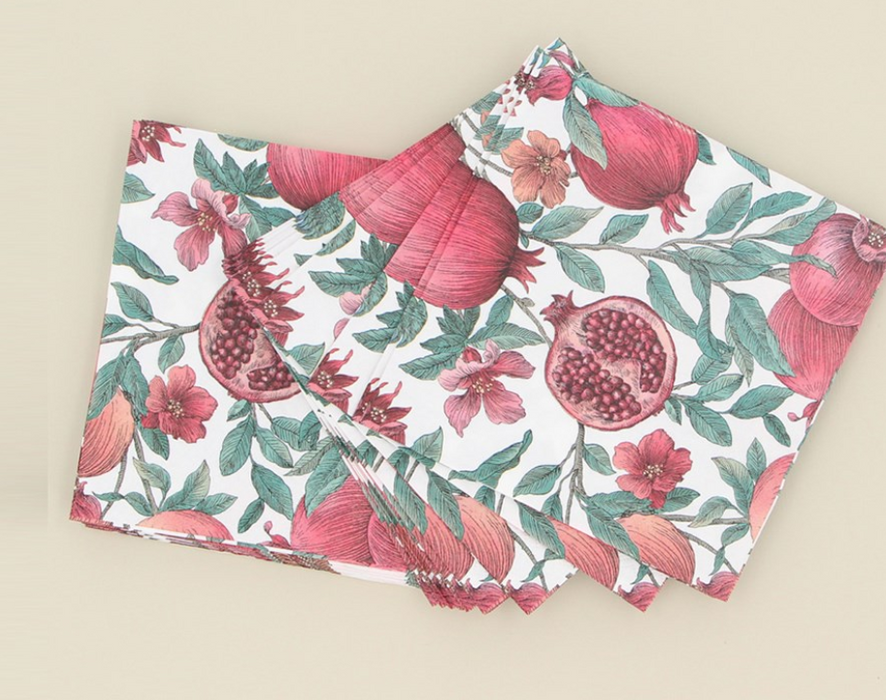 Paper Napkins - Pomegranate
