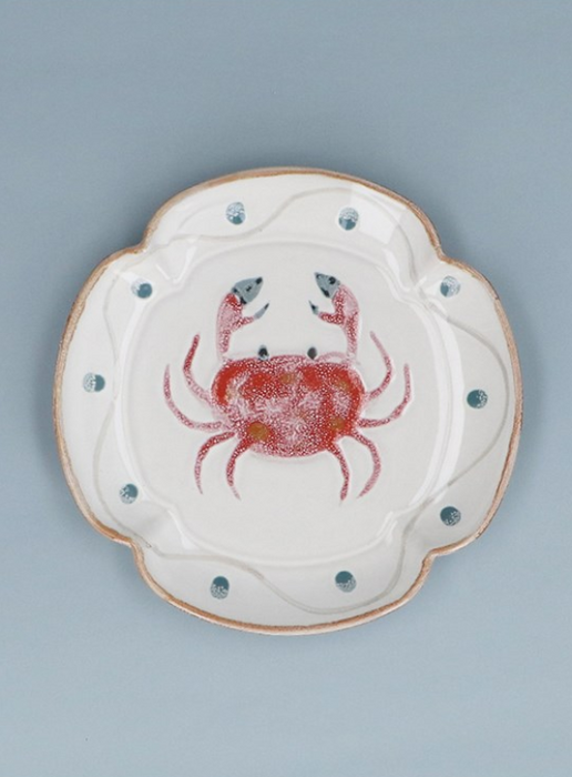 Fluted Plate - Crab