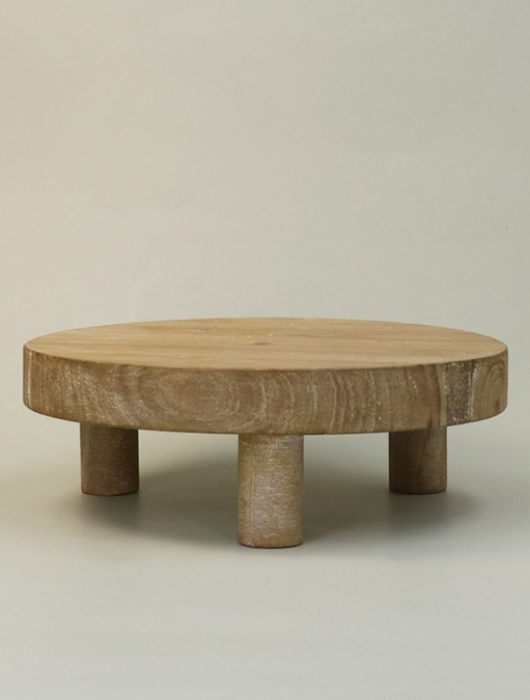 Decoration - Natural Round Riser, Medium