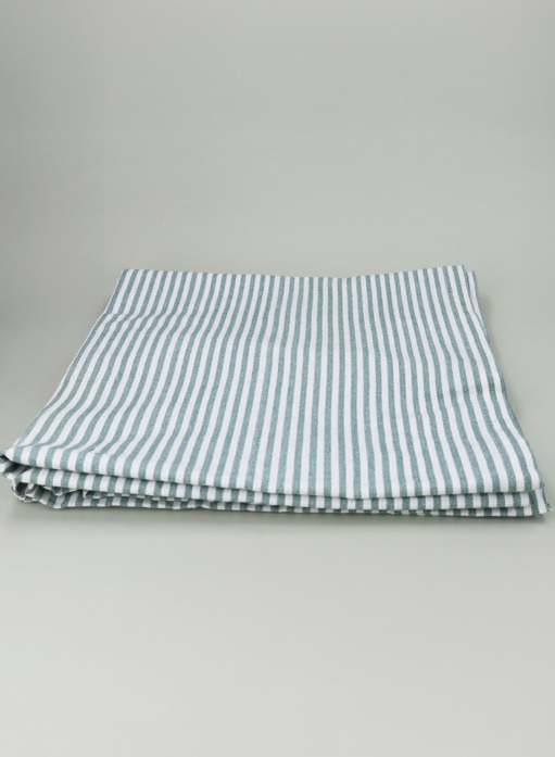 Tablecloth - Green Mix Stripe