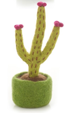 Handmade Felt Miniature Plant Decorations