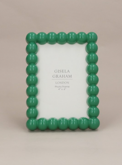 Green Gloss Bobble Picture Frames