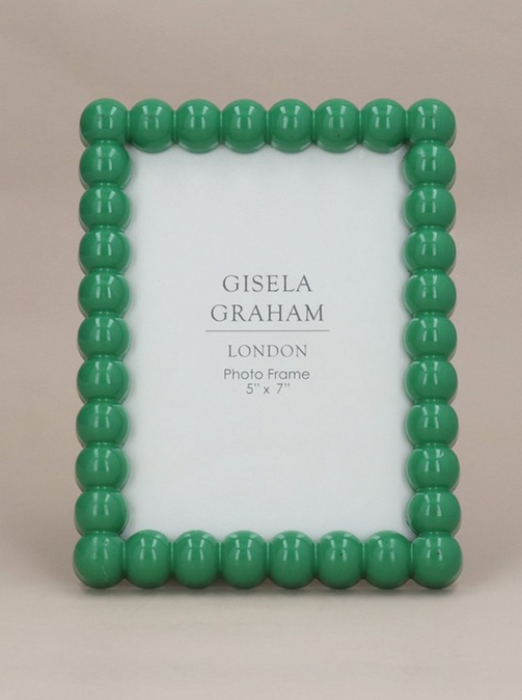 Green Gloss Bobble Picture Frames