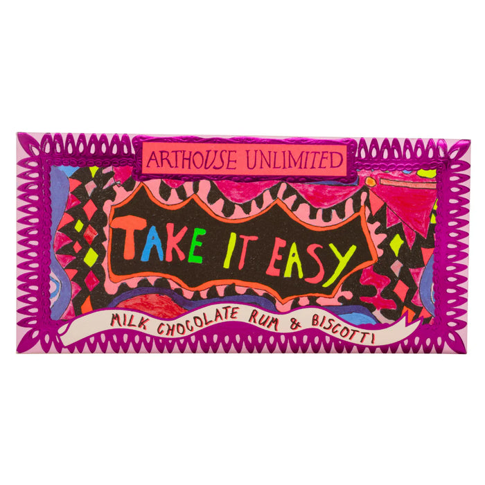 MINI Arthouse Unlimited Milk Chocolate Bar with Rum & Biscotti