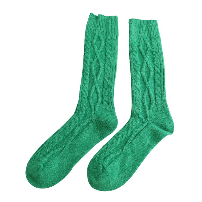 Women's Winter Cable Socks