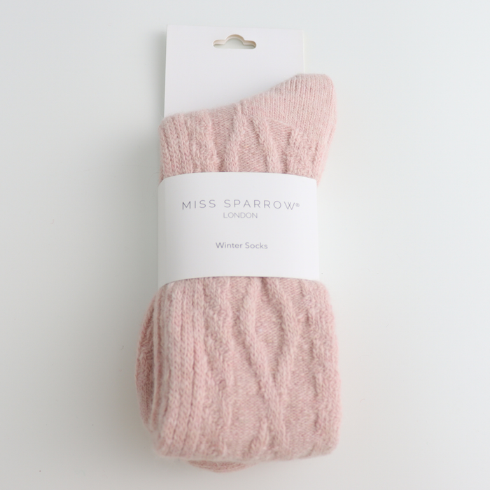 Women's Winter Cable Socks